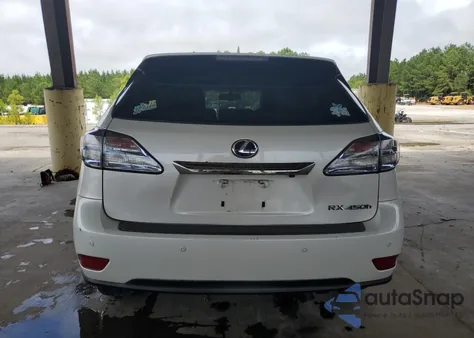 2012 Lexus Rx 450H from USA, damaged, VIN JTJZB1BA2C2406283